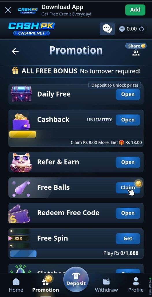 CashPK Game