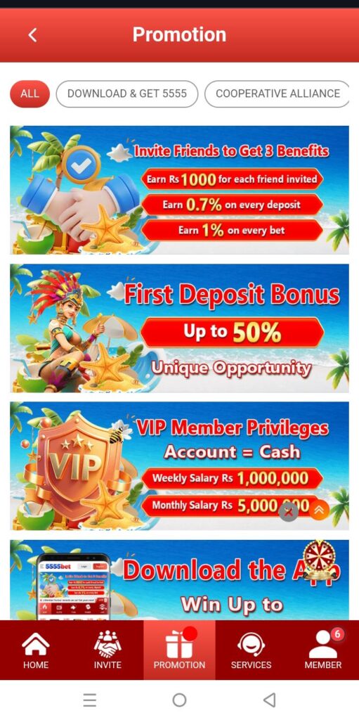 5555BET Game